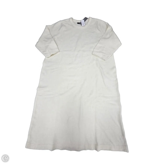 Dress Sweater By Lane Bryant In White, Size: 1x