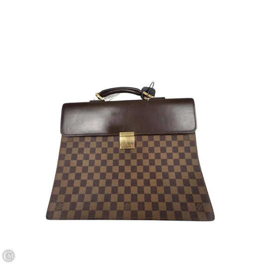 Laptop Bag Luxury Designer By Louis Vuitton, Size: Large