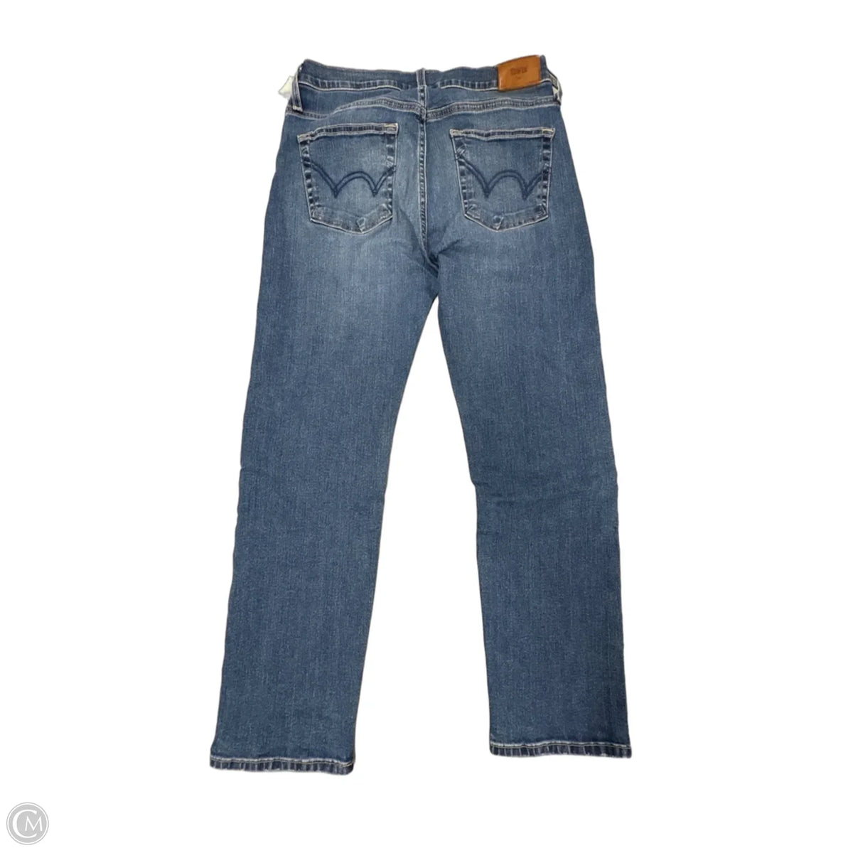 Jeans Cropped By Edwin In Blue Denim, Size: 4