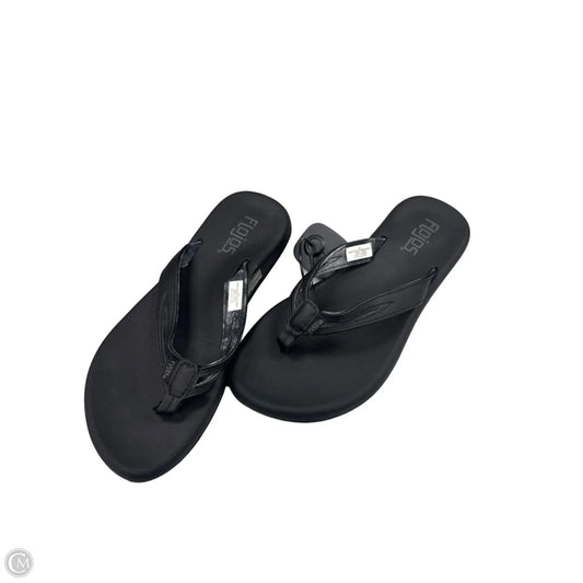 Sandals Flip Flops By Flojos In Black, Size: 6