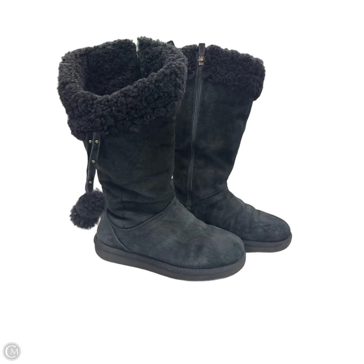 Boots Designer By Ugg In Black, Size: 5
