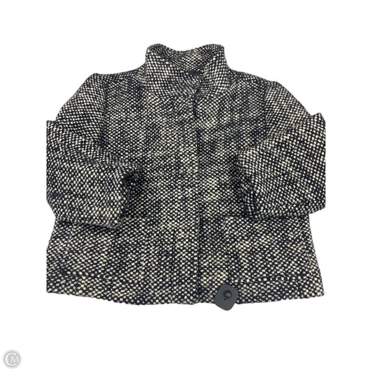Coat Peacoat By Loft In Black & White, Size: Xl