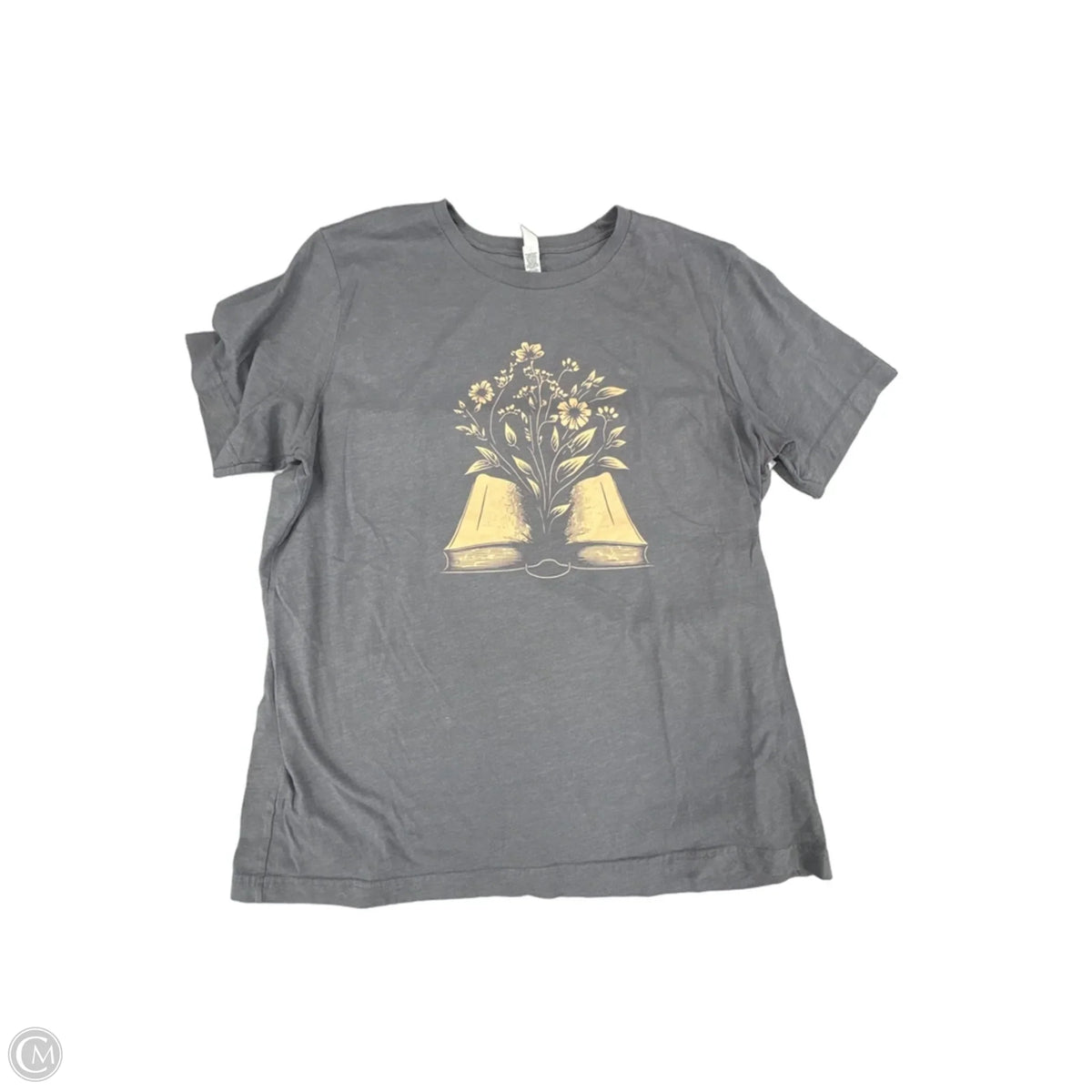 Top Short Sleeve Basic By Bella + Canvas In Grey, Size: L