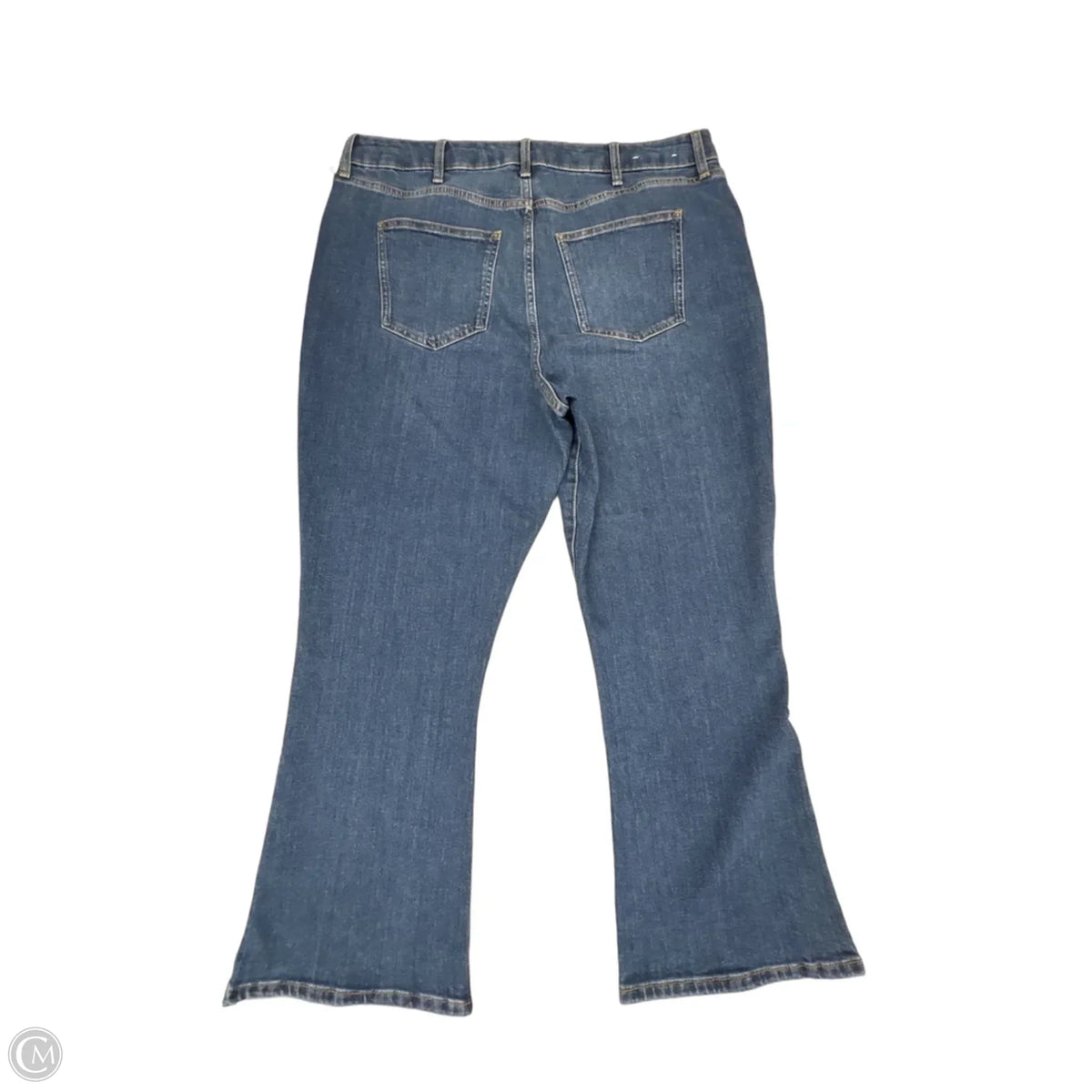 Jeans Flared By Boden In Blue Denim, Size: 16