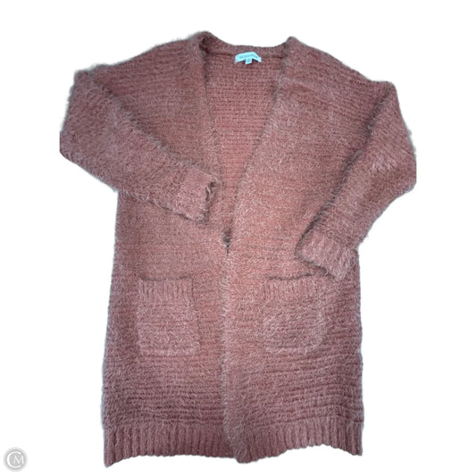 Sweater Cardigan By Olive And Oak In Orange, Size: M