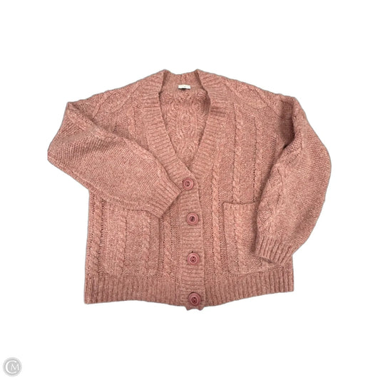 Sweater Cardigan By Cabi In Pink, Size: Xs