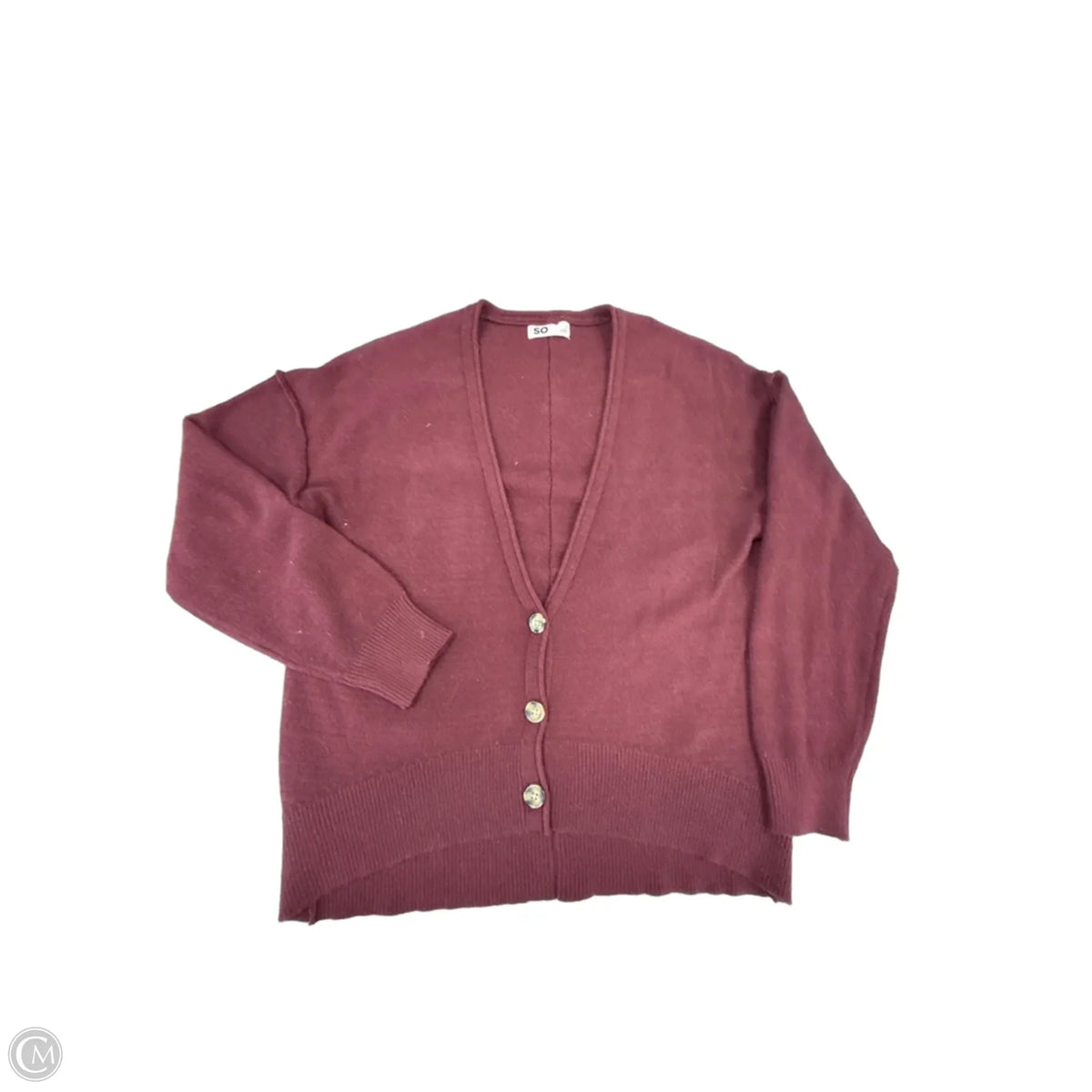 Cardigan By So In Red, Size: S