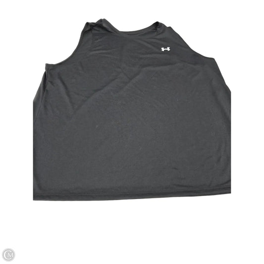 Athletic Tank Top By Under Armour In Black, Size: 1x