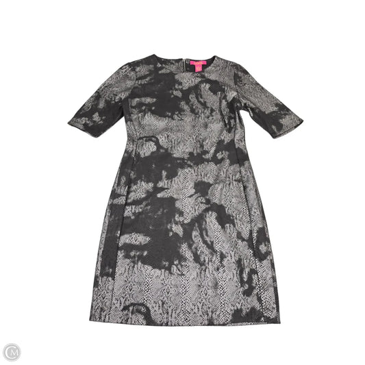 Dress Casual Short By Catherine Malandrino In Snakeskin Print, Size: M