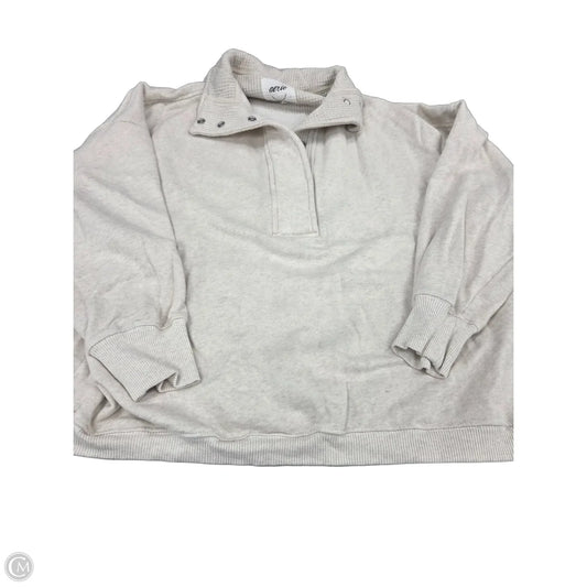 Sweatshirt Collar By Aerie In Cream, Size: M