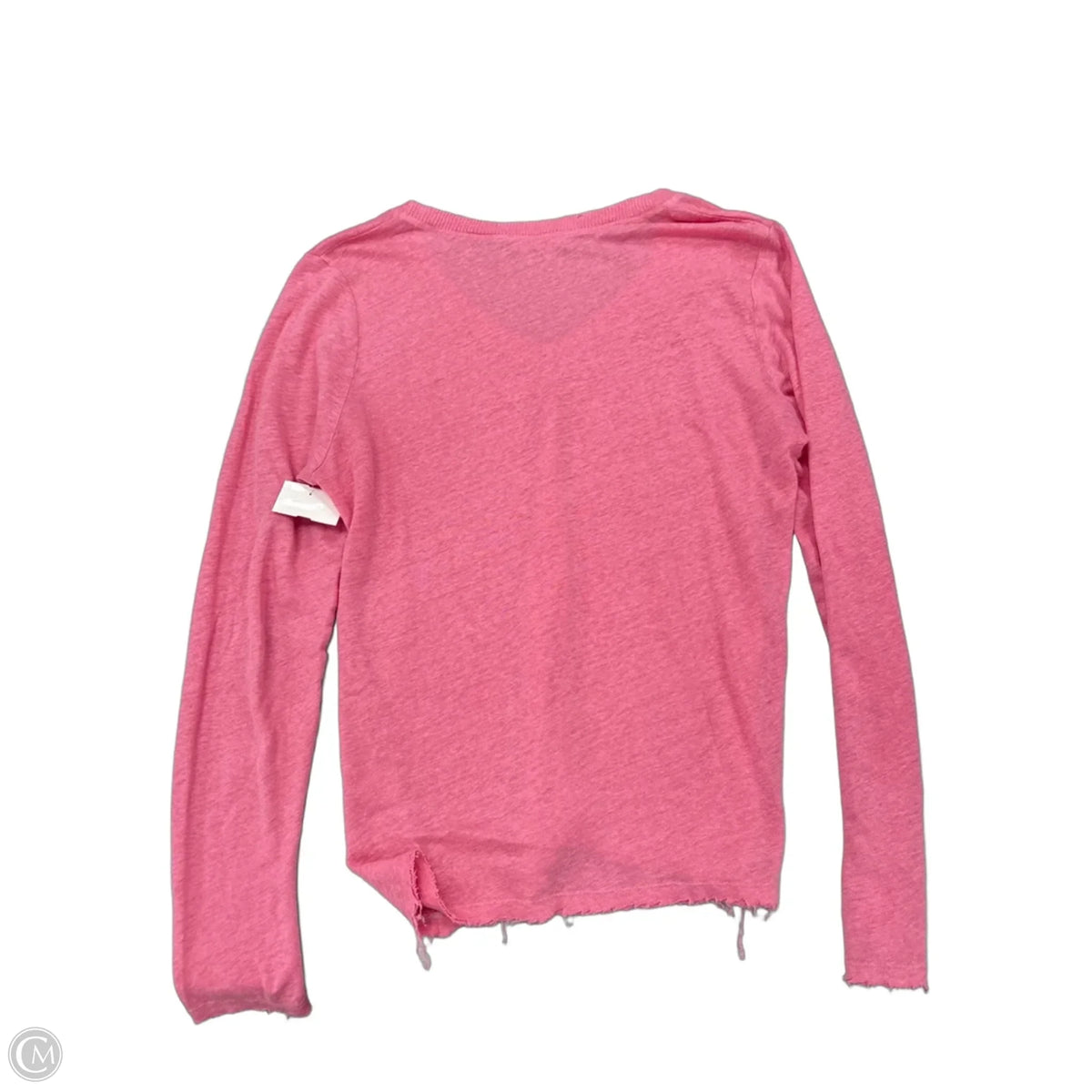 Top Long Sleeve By Elan In Pink, Size: L