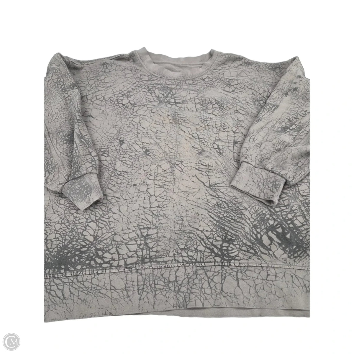 Sweatshirt Crewneck By Lululemon In Grey, Size: 16
