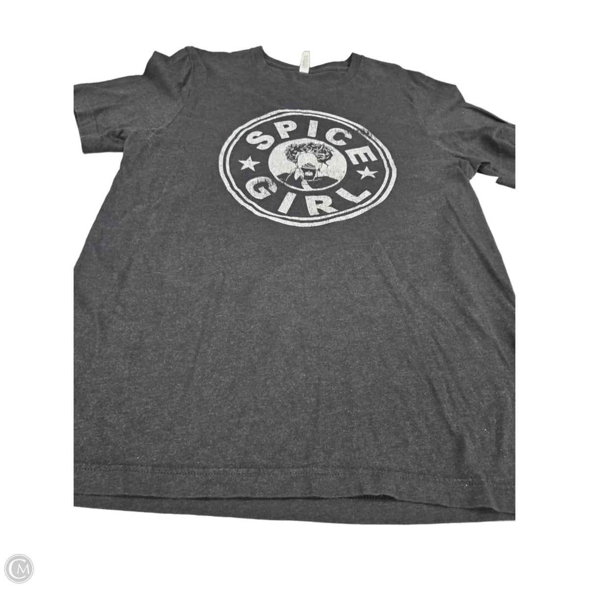 Top Short Sleeve By Bella + Canvas In Black, Size: L