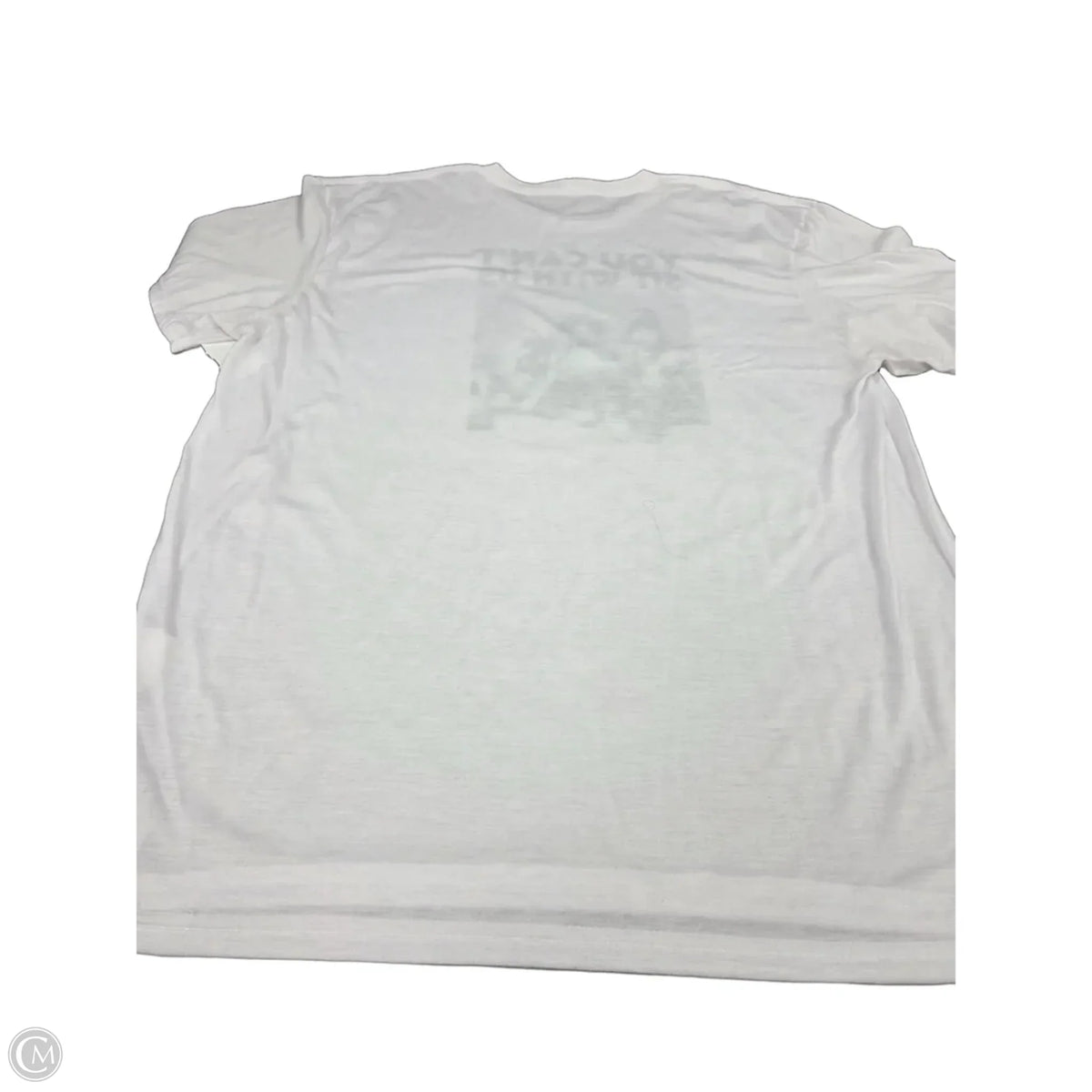 Top Short Sleeve By Cme In White, Size: Xl