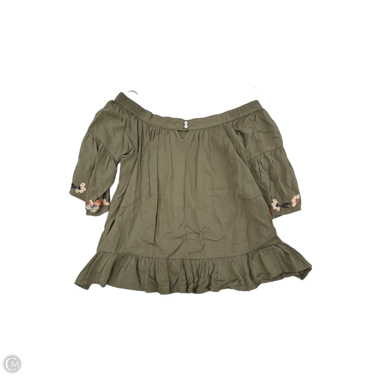 Top Short Sleeve By Umgee In Green, Size: M