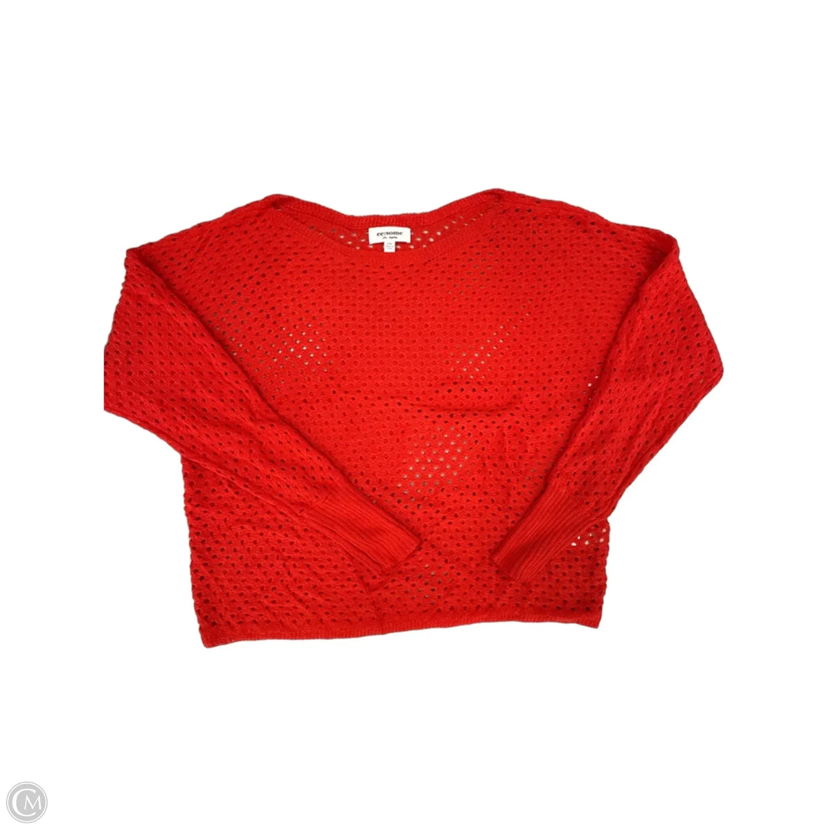 Top Long Sleeve By Eesome In Red, Size: M