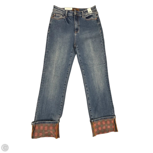 Jeans Straight By Judy Blue In Blue Denim, Size: 6