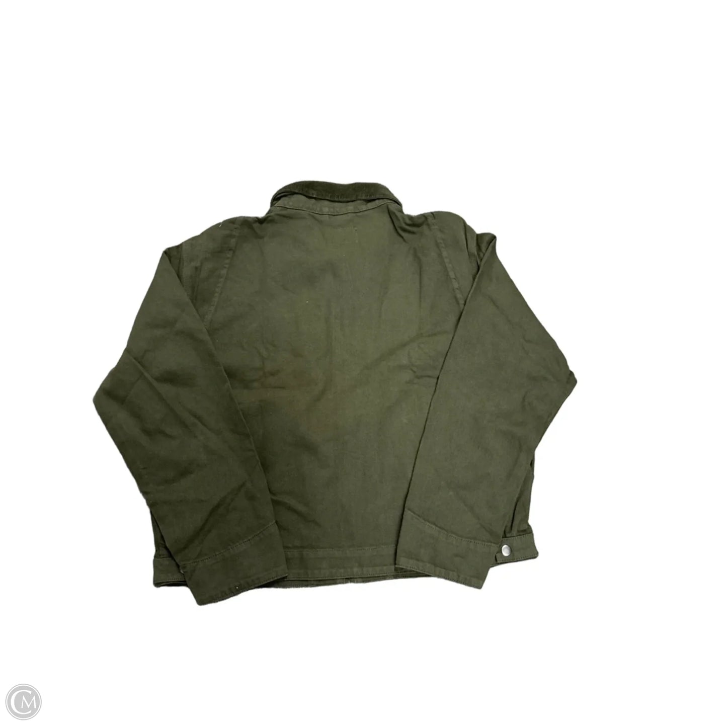 Jacket Denim By Kut In Green, Size: L