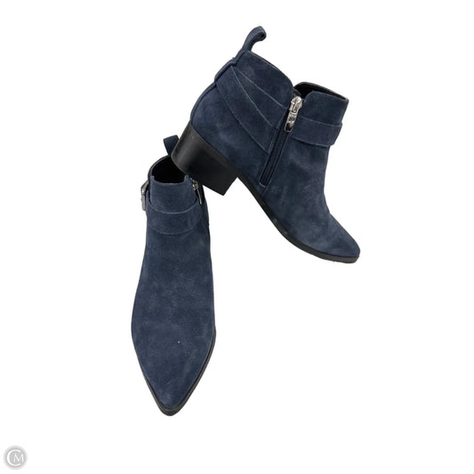 Boots Ankle Heels By Marc Fisher In Blue, Size: 7