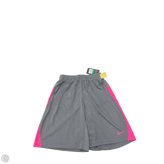 Athletic Shorts By Nike In Grey & Pink, Size: Xl