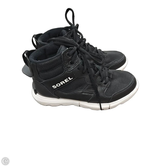 Shoes Sneakers By Sorel In Black, Size: 7