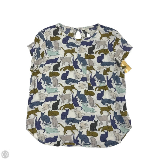 Top Short Sleeve By H&m In Multi-colored, Size: L