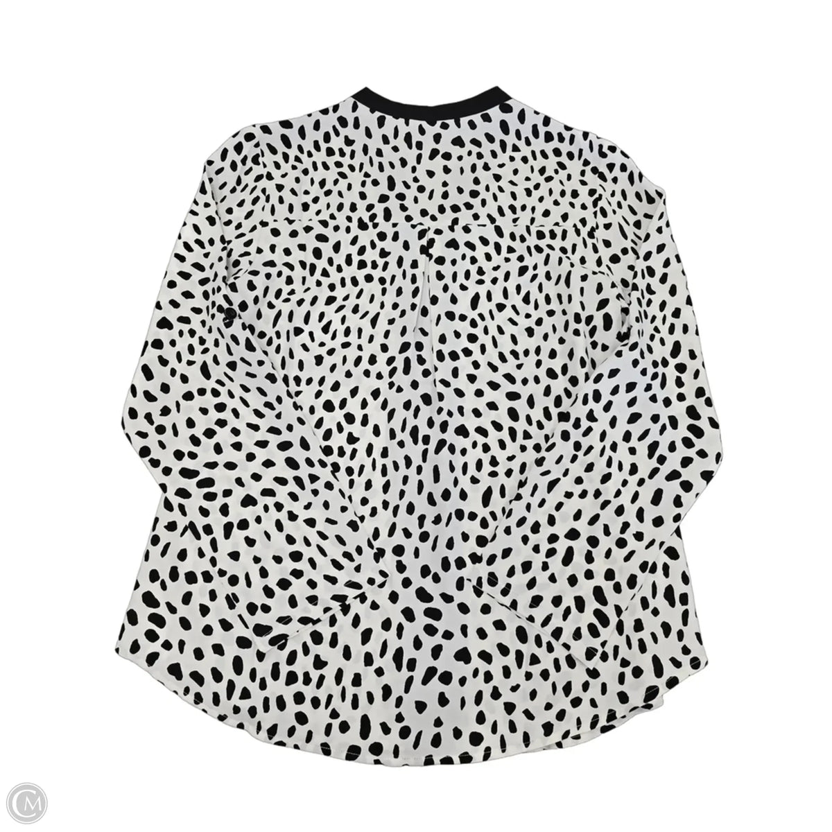 Top Long Sleeve By Cme In Animal Print, Size: M
