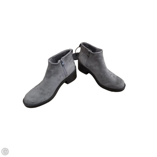 Boots Ankle Heels By Birdies In Grey, Size: 7.5