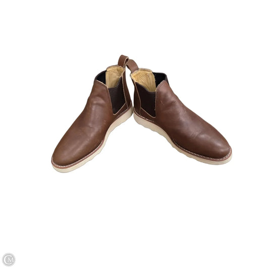 Boots Ankle Flats By Cmc In Brown, Size: 7.5