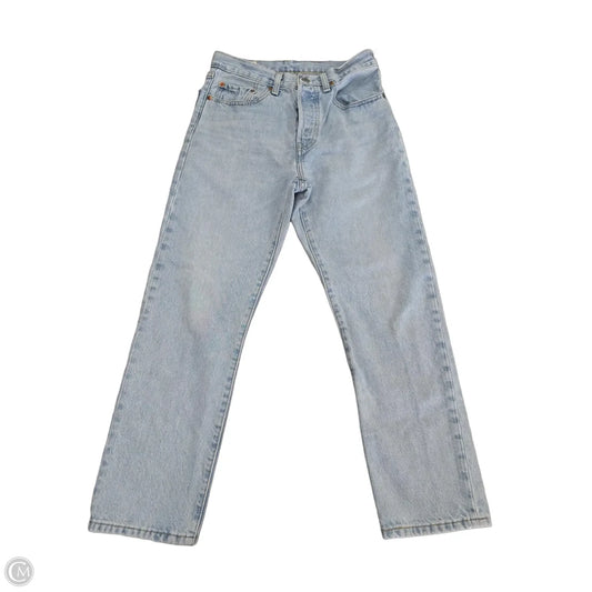 Jeans Straight By Levis In Blue Denim, Size: 4