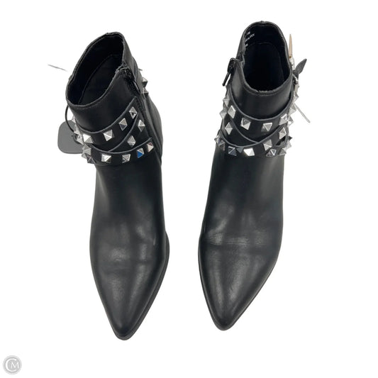 Boots Ankle Heels By Steve Madden In Black, Size: 7.5