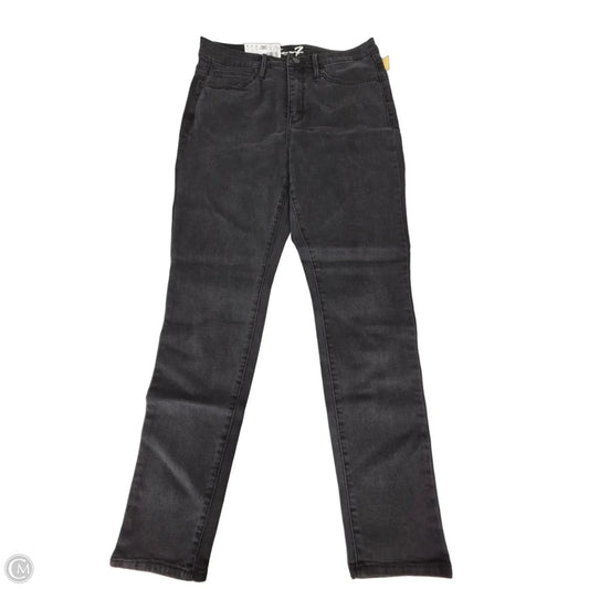 Jeans Skinny By Seven 7 In Black Denim, Size: 10