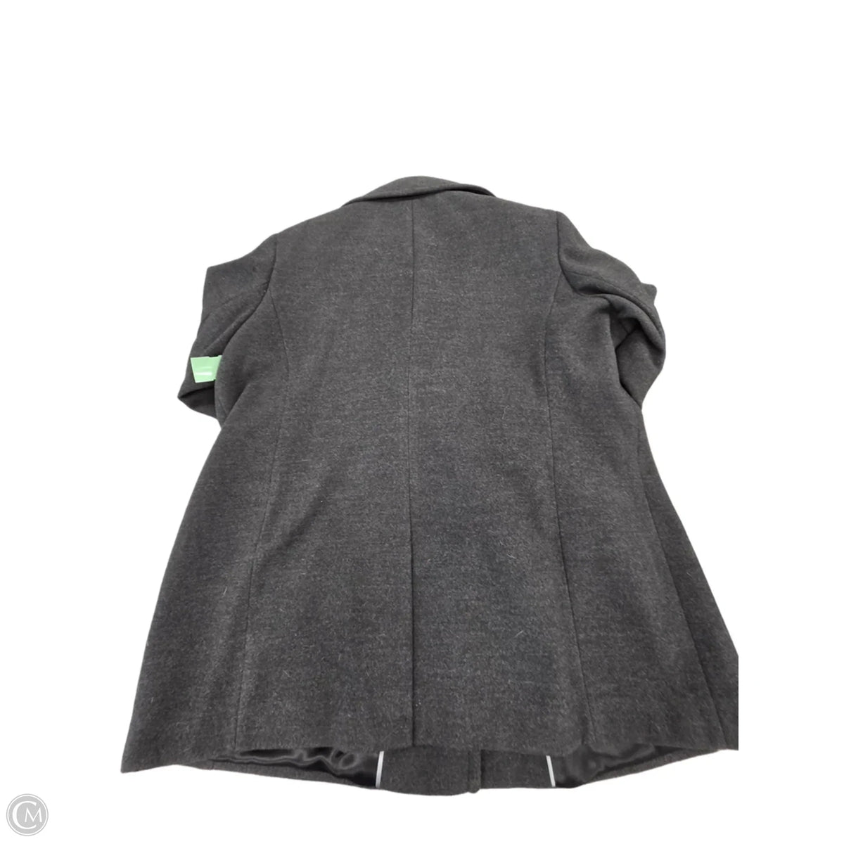 Coat Peacoat By Calvin Klein In Grey, Size: 1x