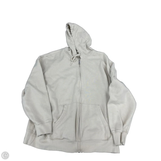 Sweatshirt Hoodie By Old Navy In Beige, Size: S