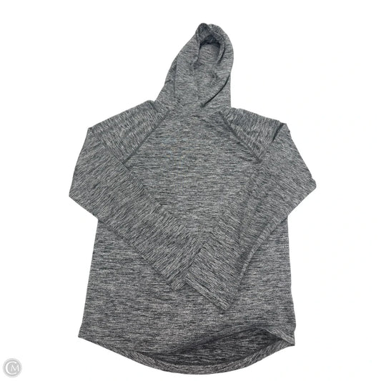 Athletic Sweatshirt Hoodie By J. Crew In Grey, Size: S