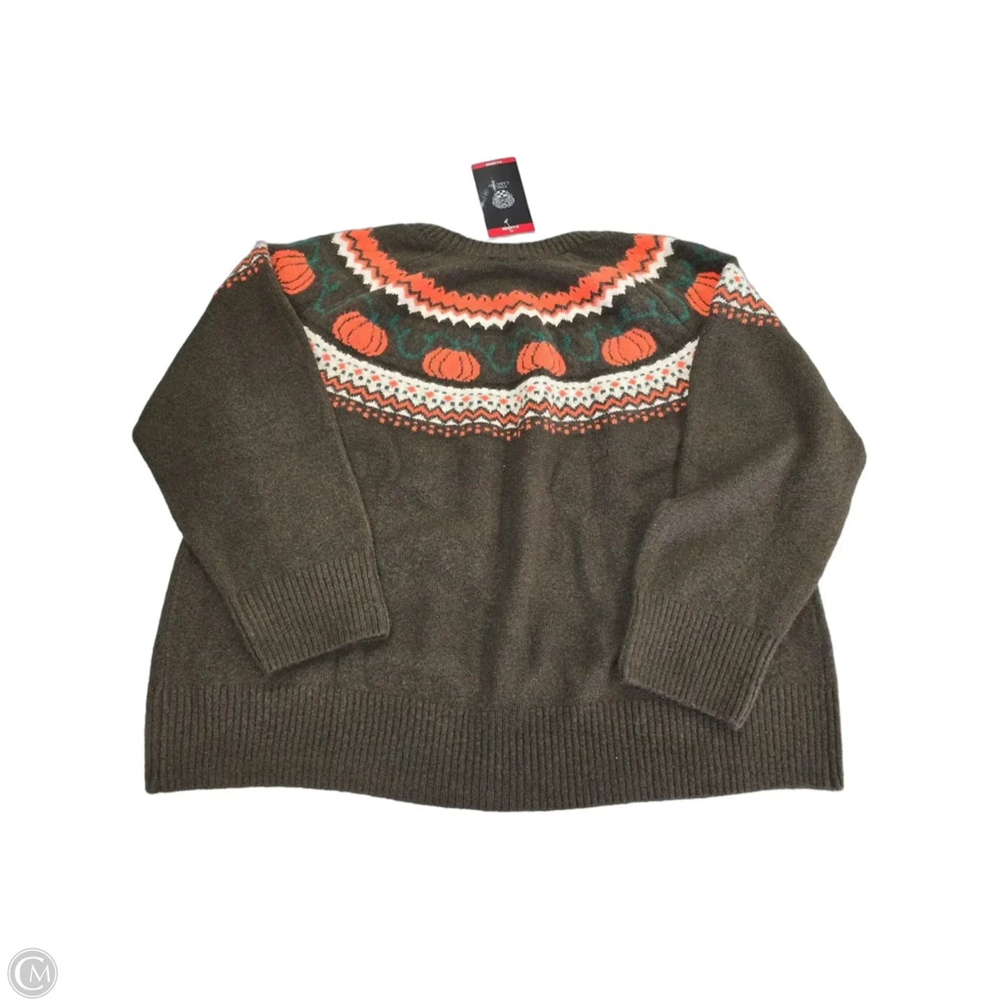 Sweater By Vince Camuto In Brown, Size: Xl