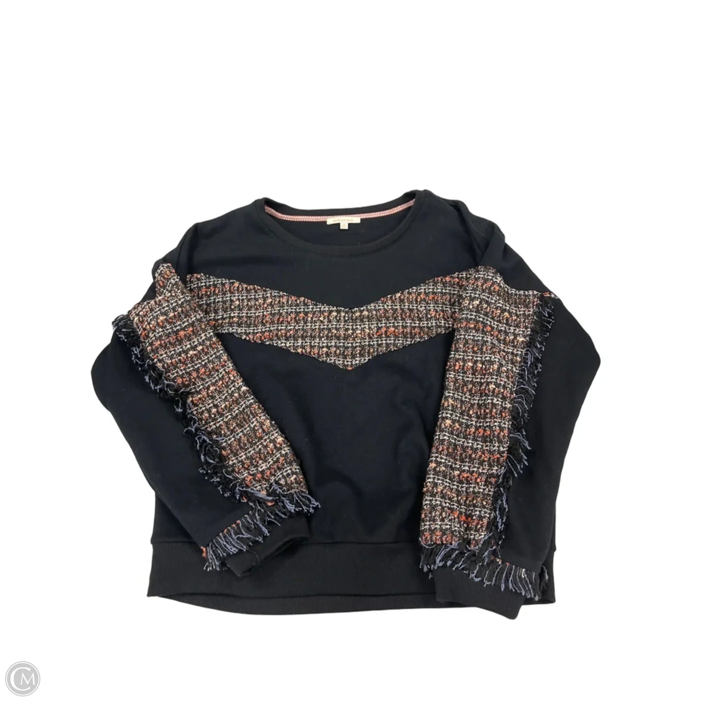 Sweatshirt Crewneck By Skies Are Blue In Black, Size: M