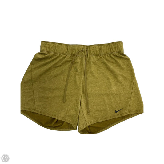 Athletic Shorts By Nike In Yellow, Size: S
