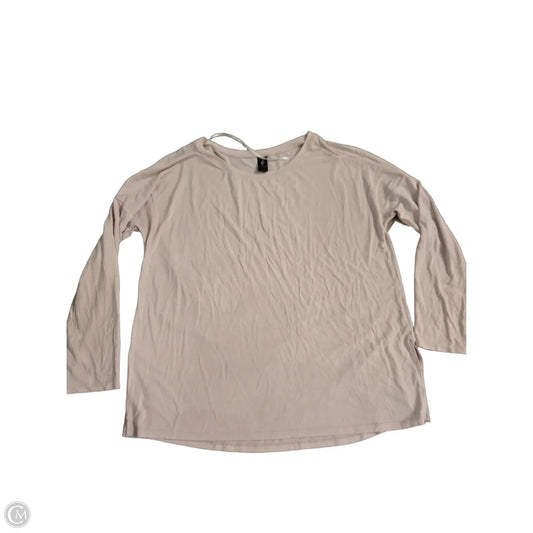 Top Long Sleeve By Skechers In Pink, Size: L