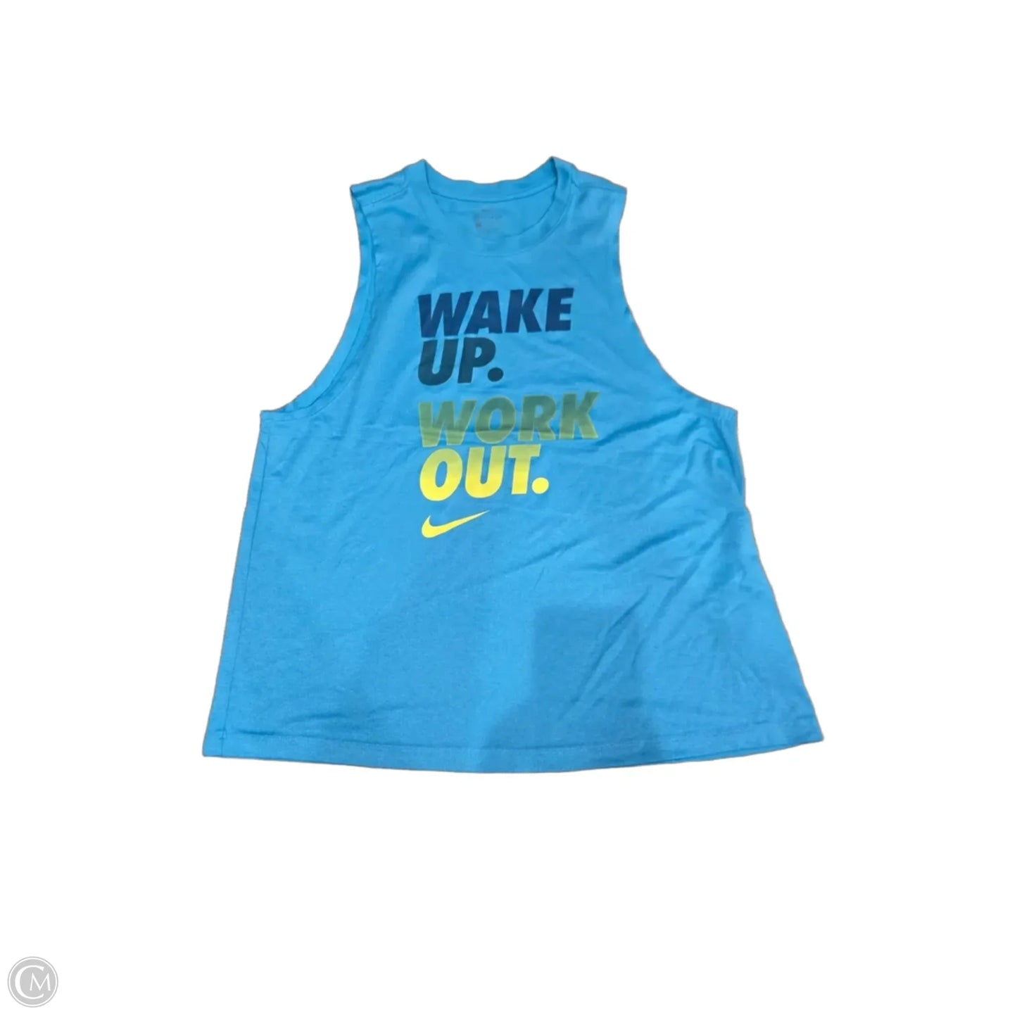 Tank Top By Nike In Blue, Size: L