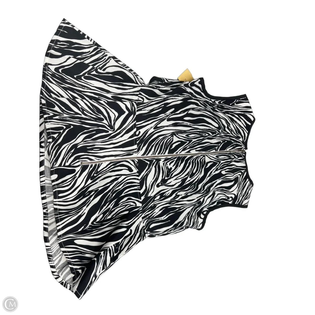 Top Sleeveless By Willi Smith In Zebra Print, Size: M
