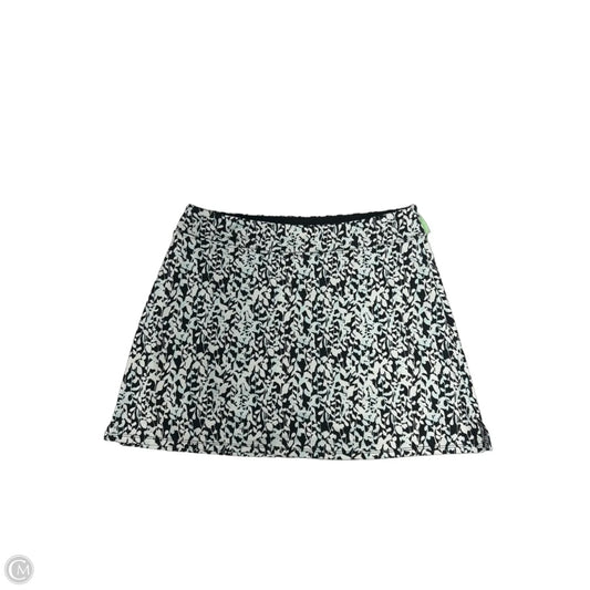 Athletic Skort By Tranquility In Black & Blue, Size: S