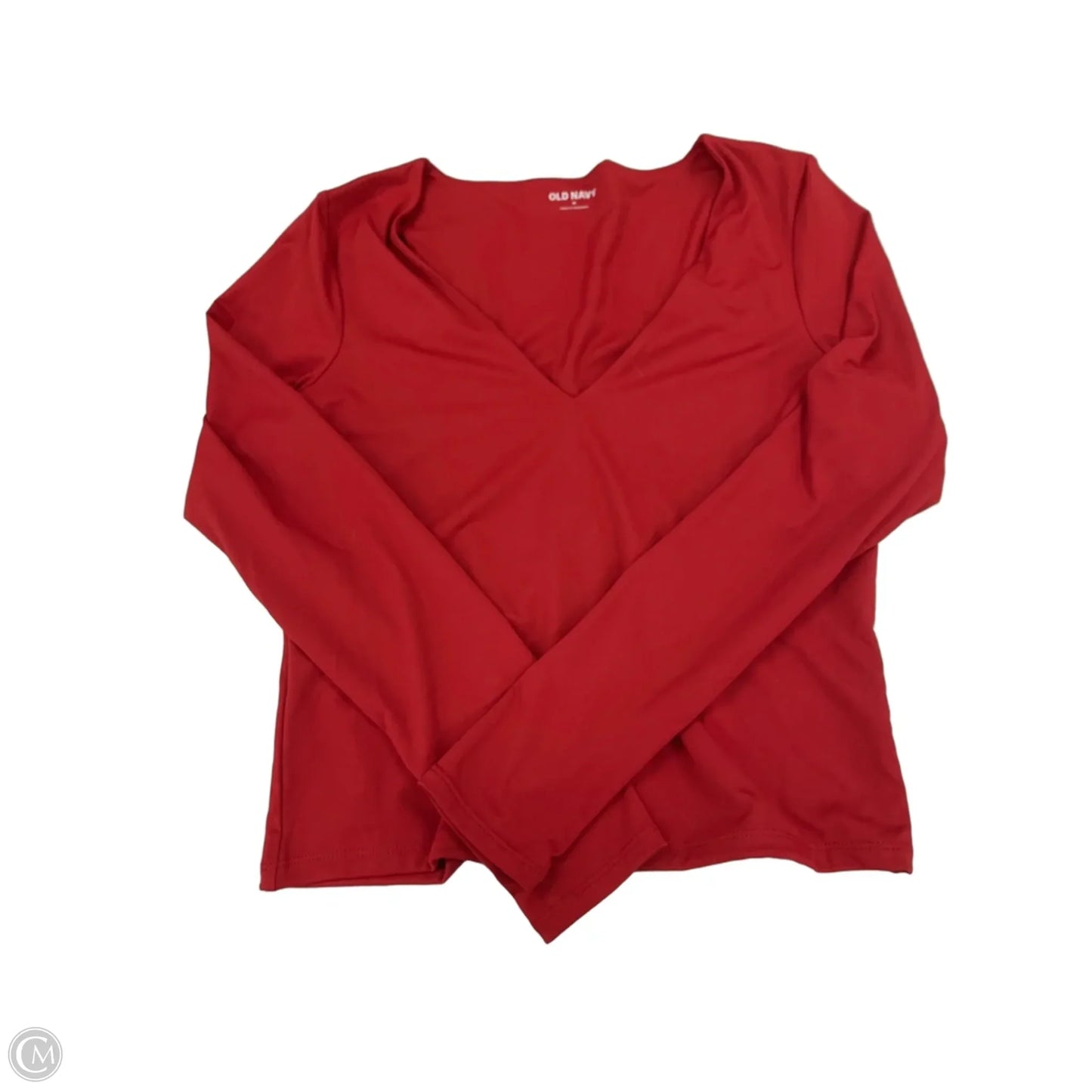 Top Long Sleeve By Old Navy In Red, Size: M