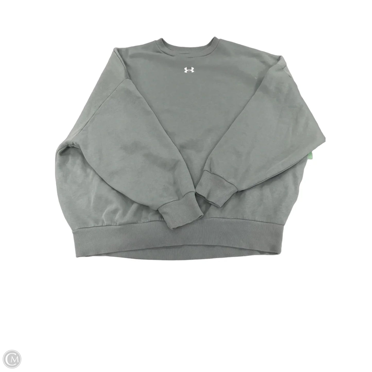 Sweatshirt Crewneck By Under Armour In Green, Size: L