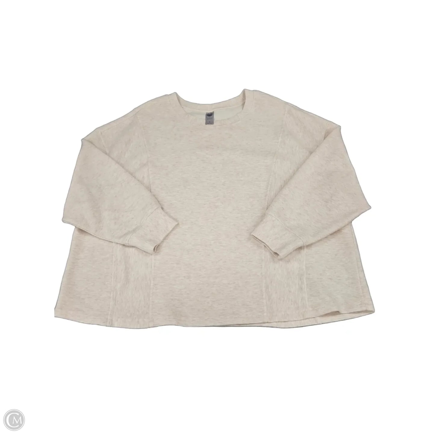 Top Long Sleeve By Te Verde In Cream, Size: 2x