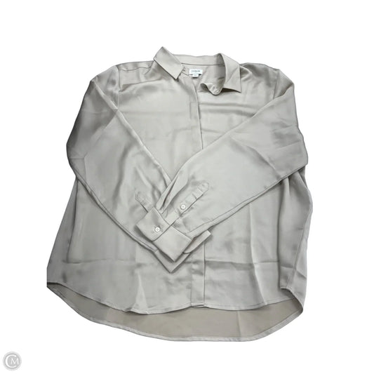 Top Long Sleeve By J. Crew In Cream, Size: L