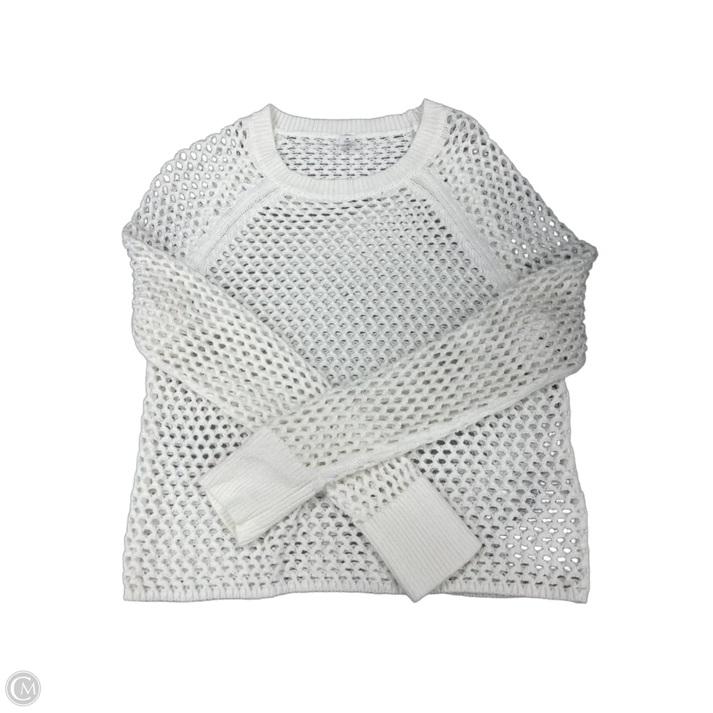 Top Long Sleeve By Old Navy In White, Size: Xs