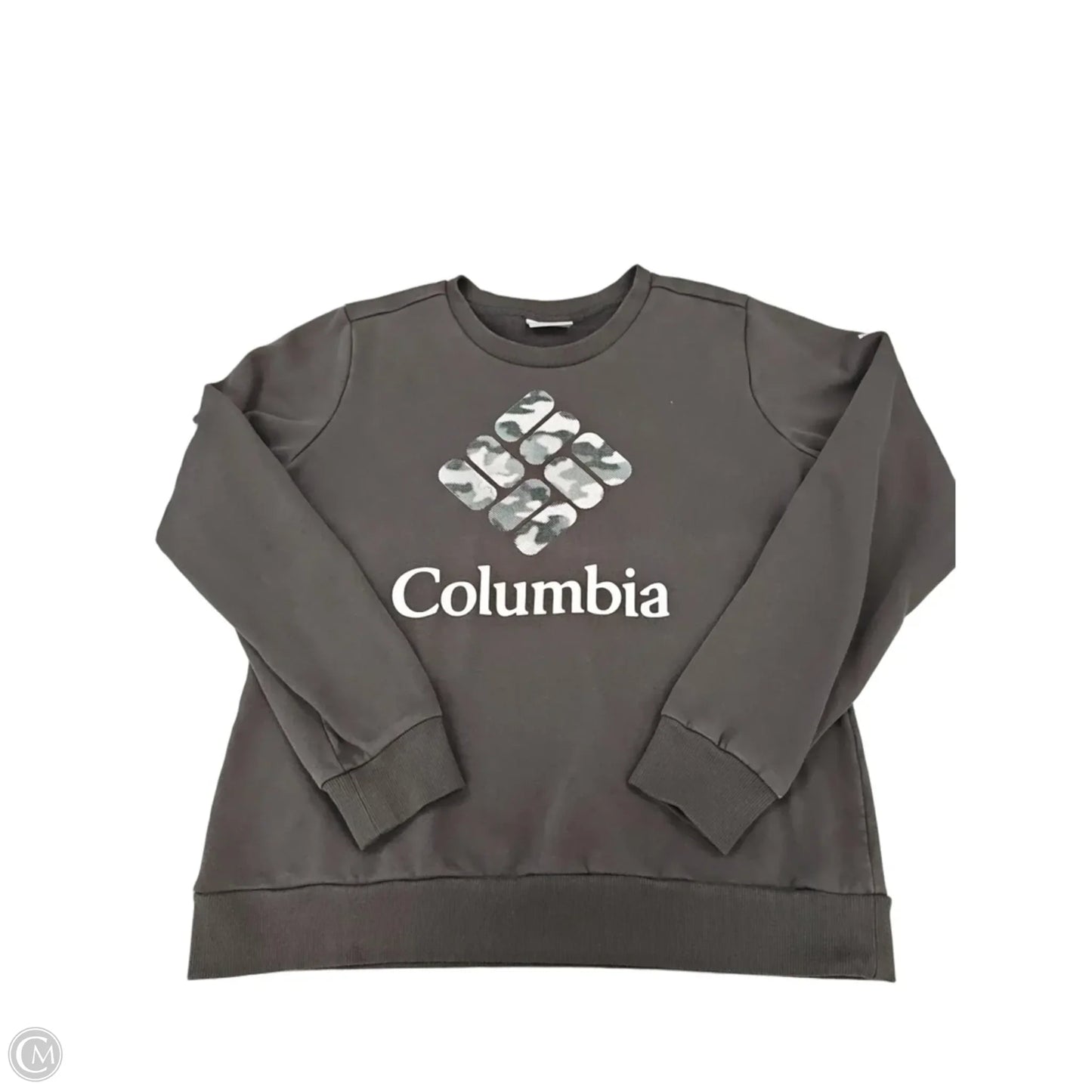Sweatshirt Crewneck By Columbia In Grey, Size: M