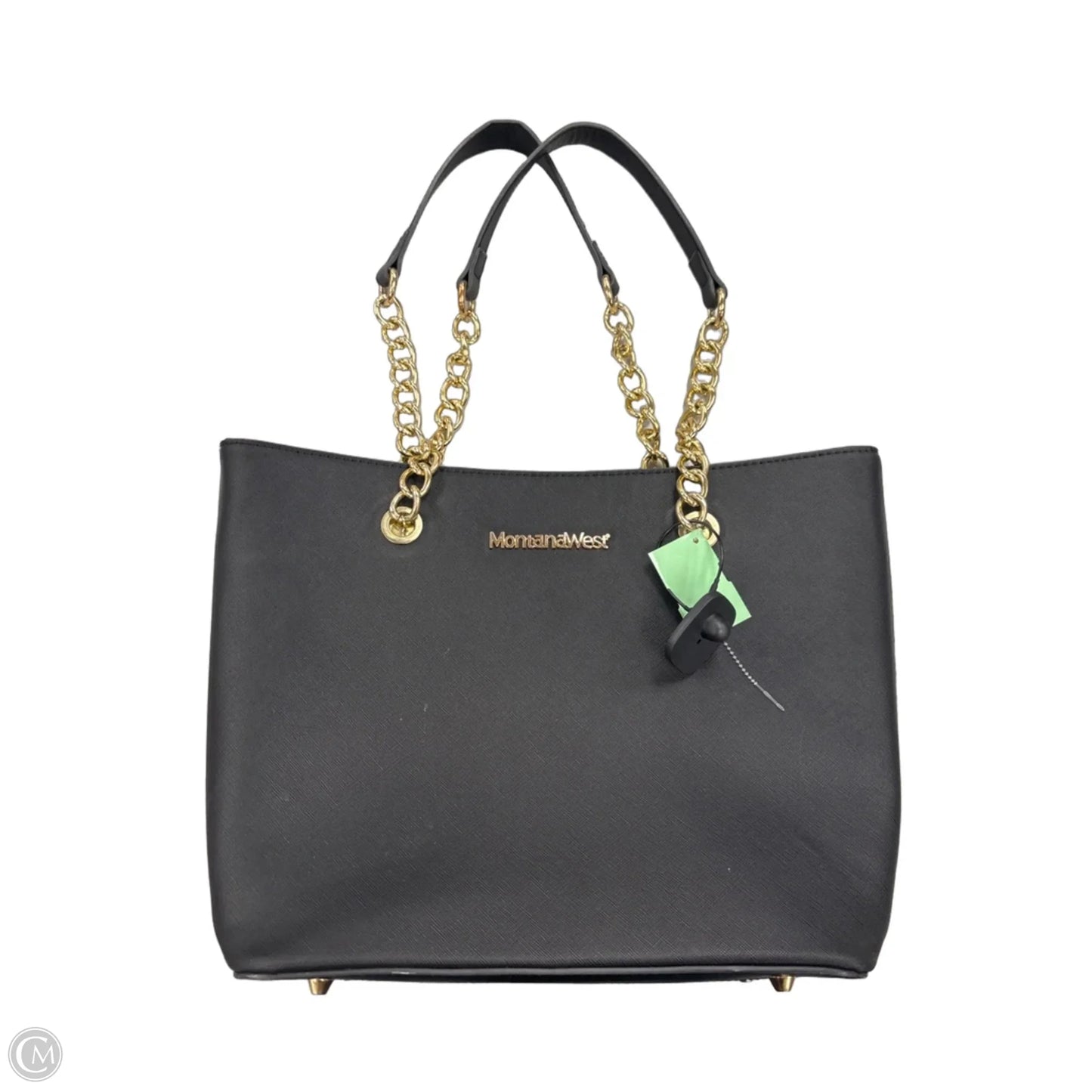 Handbag Leather By Montana West, Size: Large