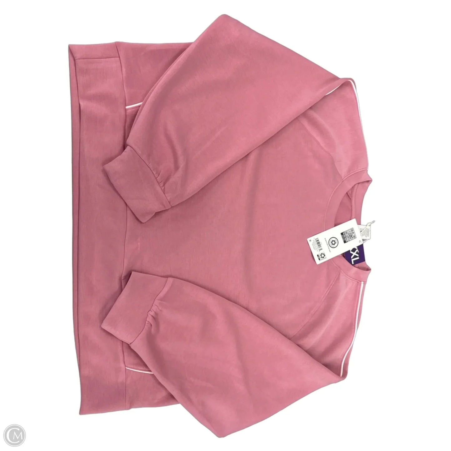 Top Long Sleeve By Members Mark In Pink, Size: Xxl
